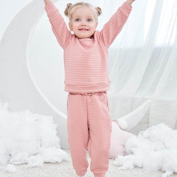 Adorable Newborn Baby Girl Clothes Set - Cotton Warm Sweatshirt & Pants 3-6M - Picture 3 of 6